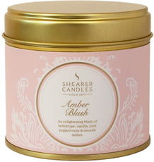 Luxury Tin Candle - Amber Blush