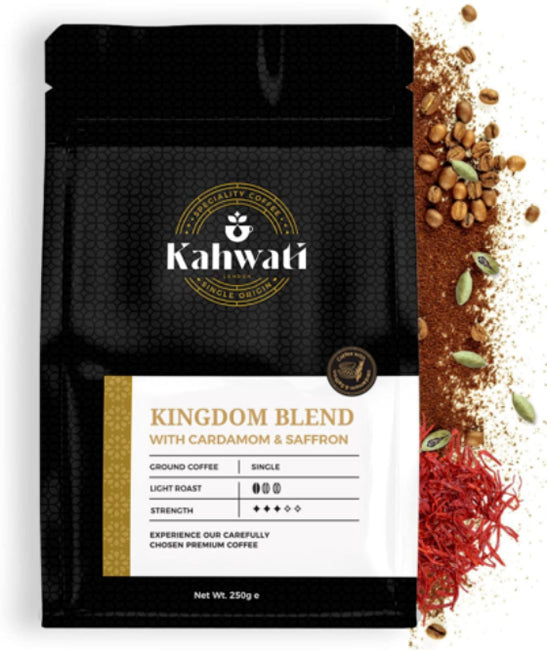 Arabic Coffee - Saffron & Green Cardamom - Light Roast (250g) – Gourmet ...